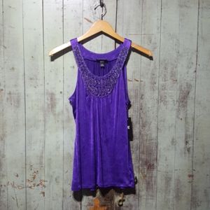 Purple tank